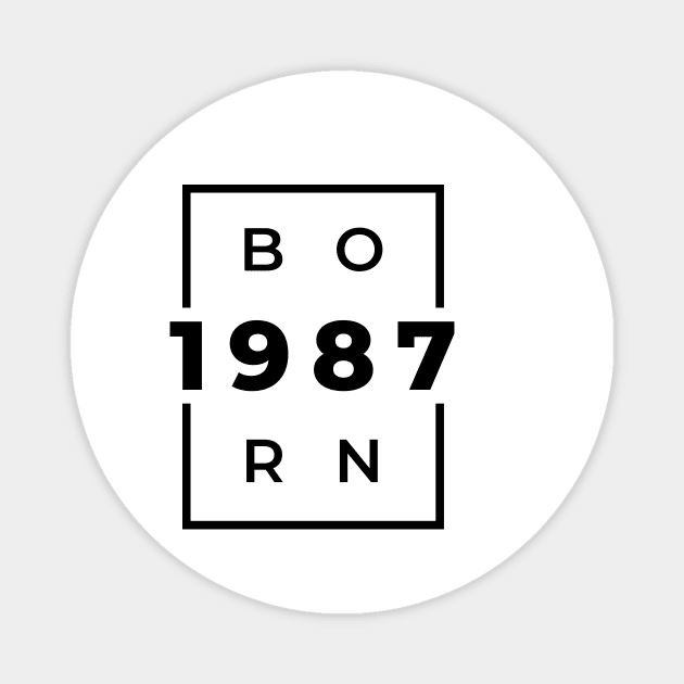 Born 1987 Magnet by hubcon